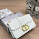 White Daily Letters Patchwork Bags