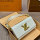 White Daily Letters Patchwork Bags