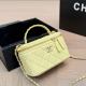 Yellow Daily Letters Zipper Bags