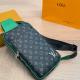 Green Daily Letters Zipper Bags