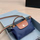Dark Blue Daily Letters Patchwork Bags