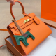 Orange Daily Patchwork Bags