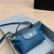 Dark Blue Daily Letters Patchwork Bags