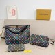 Black Daily Letters Patchwork Bags