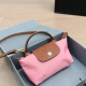 Pink Daily Letters Patchwork Bags