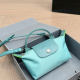 Turquoise Daily Letters Patchwork Bags