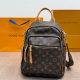 Yellow Brown Daily Letters Zipper Bags