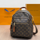Brown Daily Letters Zipper Bags