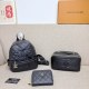 Black Daily Letters Zipper Bags