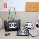 Black Daily Letters Chains Bags
