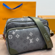 Dark Green Daily Letters Zipper Bags