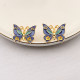 Blue Daily Butterfly Earrings
