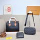 Yellow Brown Daily Letters Patchwork Bags