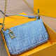 Blue Daily Letters Chains Bags