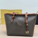 Brown Daily Letters Metal Accessories Trim Bags