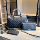 Black Daily Letters Patchwork Bags
