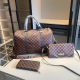 Brown Daily Letters Chains Bags