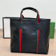 Black Daily Letters Patchwork Bags