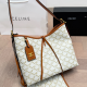 White Daily Letters Patchwork Bags