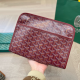 Burgundy Daily Letters Zipper Bags