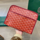 Red Daily Letters Zipper Bags