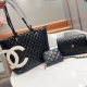 Black Daily Letters Patchwork Bags