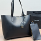 Black Daily Letters Patchwork Bags