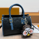 Tibetan Blue Daily Letters Patchwork Bags