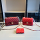 Red Daily Letters Patchwork Bags
