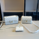 White Daily Letters Patchwork Bags