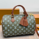 Green Daily Letters Zipper Bags