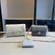 White Grey Daily Letters Patchwork Bags