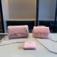 Pink Daily Letters Patchwork Bags