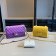Purple Yellow Daily Letters Patchwork Bags
