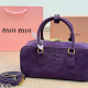 Purple Daily Letters Zipper Bags