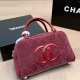 Red Daily Letters Zipper Bags