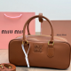 Brown Daily Letters Zipper Bags