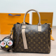 Apricot Brown Daily Letters Patchwork Bags