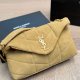Earth Yellow Daily Letters Patchwork Bags
