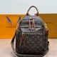 Brown Daily Letters Zipper Bags