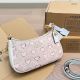 Pink Daily Print Zipper Bags