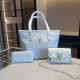 White Daily Letters Patchwork Bags