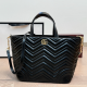 Black Daily Letters Chains Bags