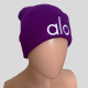 Purple Daily Letters Embroidered Hat