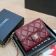 Burgundy Daily Letters Patchwork Bags