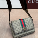 Brown Daily Letters Patchwork Bags