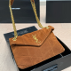Brown Daily Letters Chains Bags