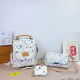White Daily Letters Patchwork Bags