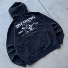 Black Casual Print Zipper Hooded Outerwear