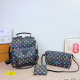 Black Daily Letters Patchwork Bags